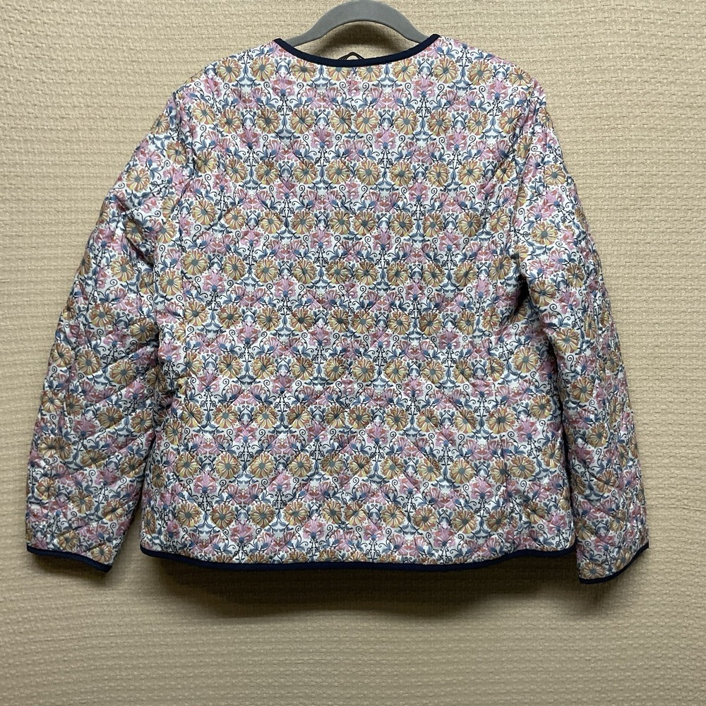 J CREW LIBERTY Quilted Puffer Jacket In Floral Print with PrimaLoft Size‎ 16 - Picture 6 of 10